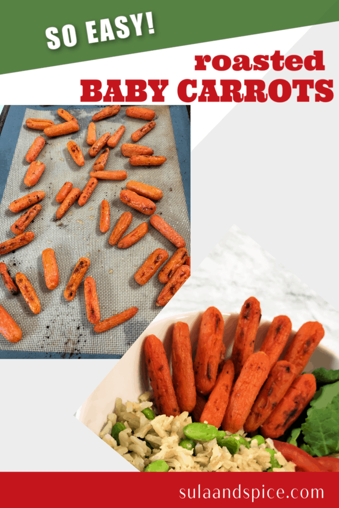 Roasted baby carrots