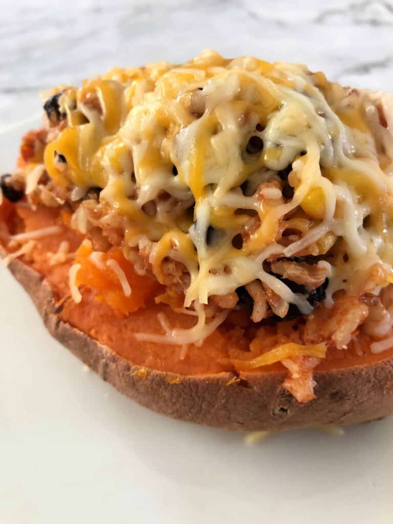 Stuffed sweet potato