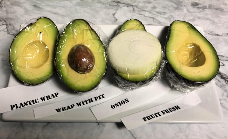 tips for keeping cut avocados green