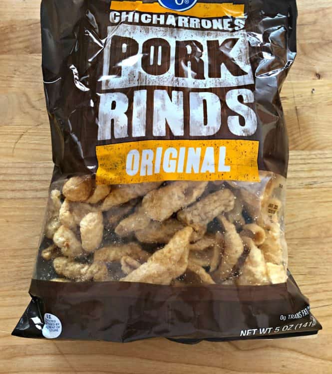 bag of pork rinds