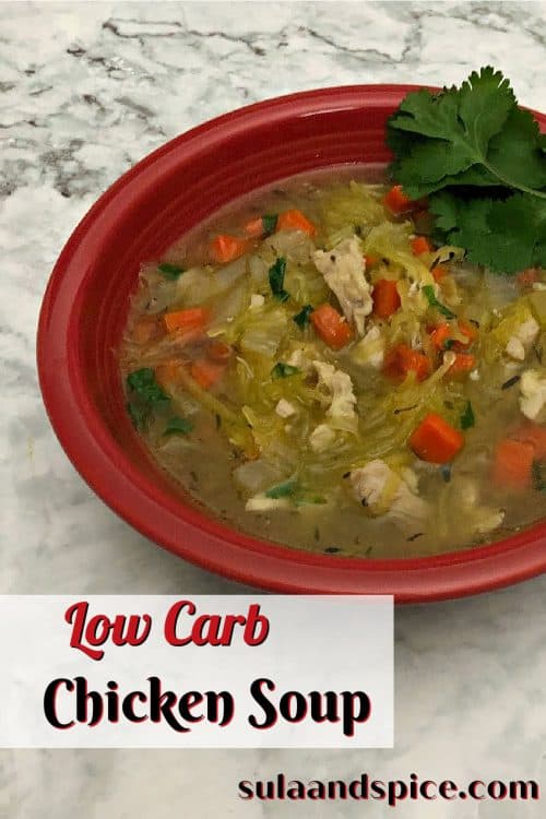 pin for low carb chicken soup