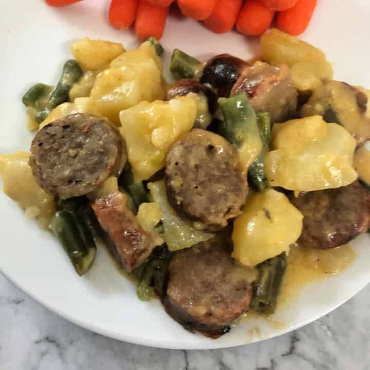 Bra Stew Cheesy Brat Stew - with Leftover Bratwurst - Ovenspiration