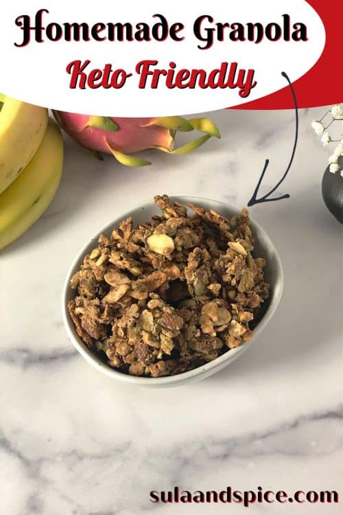 pin for keto granola