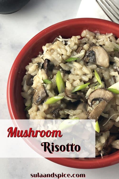 pin for mushroom risotto