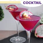 pin for dragon fruit cocktail.