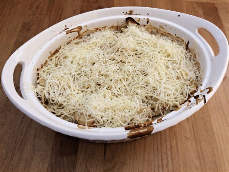 partailly baked french onion potatoes