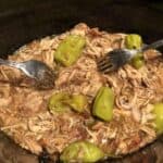 Mississippi chicken shredded in crock pot