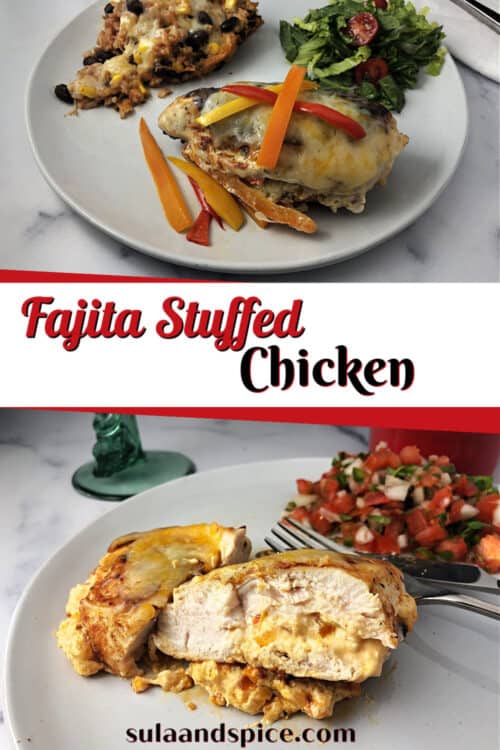 Pin for Fajita Stuffed Chicken