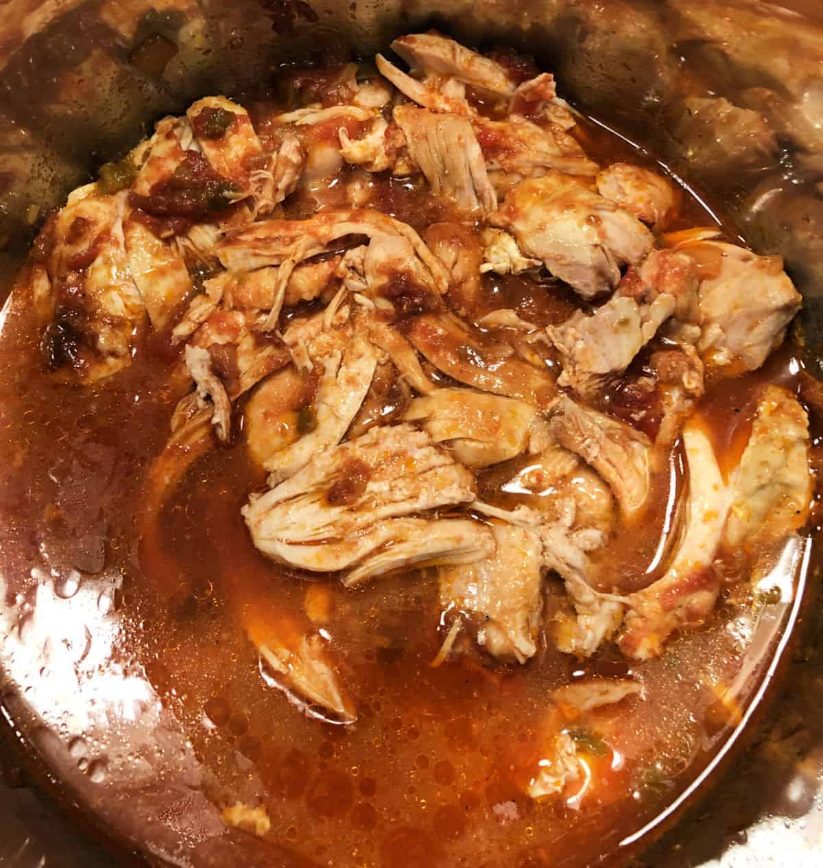 Salsa chicken in Instant Pot