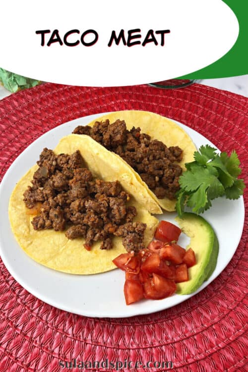 Taco meat pin