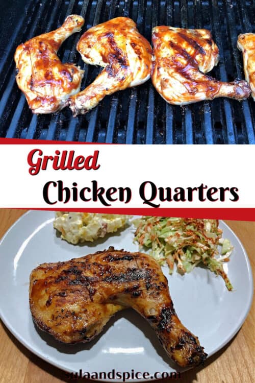 Chicken Legs on the Grill - Quarters, Drumsticks & Thighs - Ovenspiration