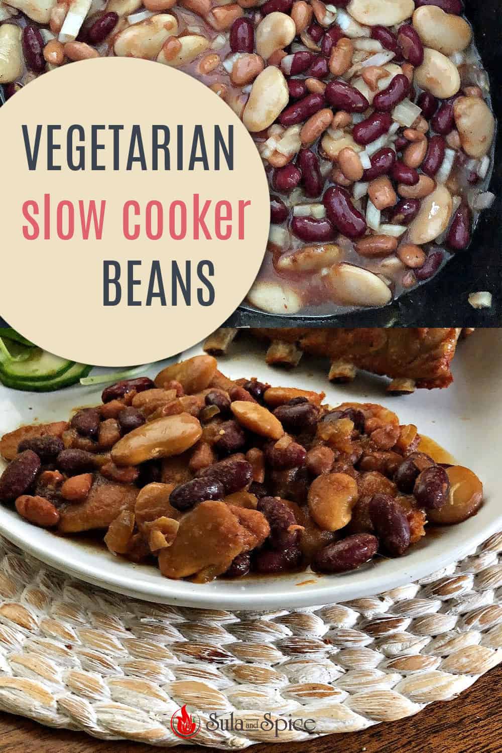 Vegetarian Baked Beans Slow Cooker Ovenspiration