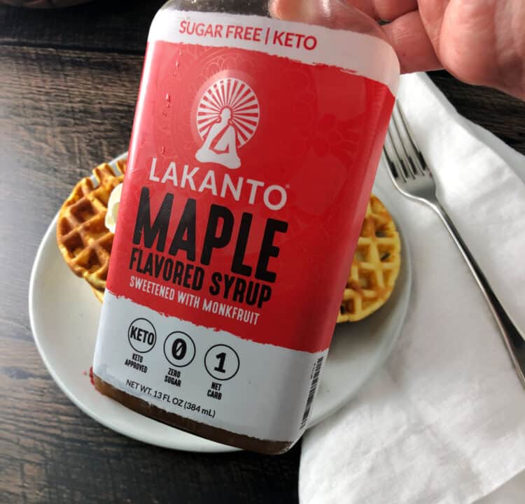 lakanto sugar free maple flavored syrup