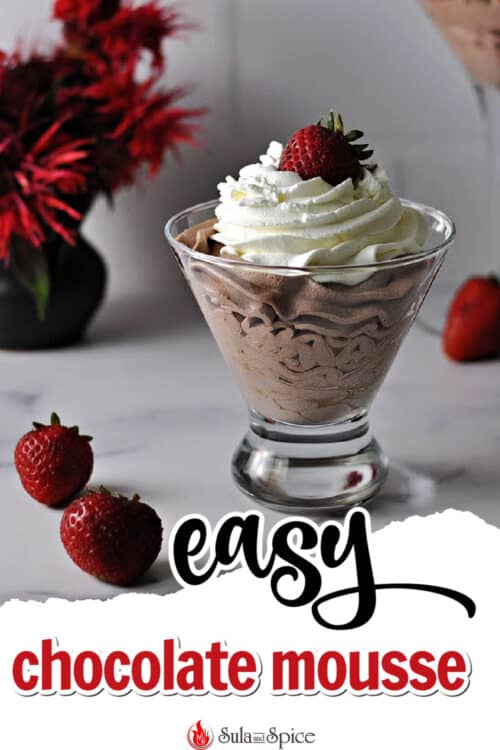 easy chocolate mousse pin