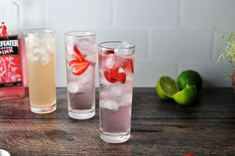 Pink Gin And Tonic Cocktail - Cooking LSL