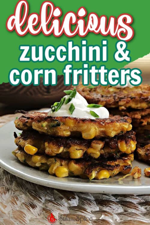 pin for zucchini corn fritters