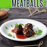 pin for grape jelly BBQ meatballs