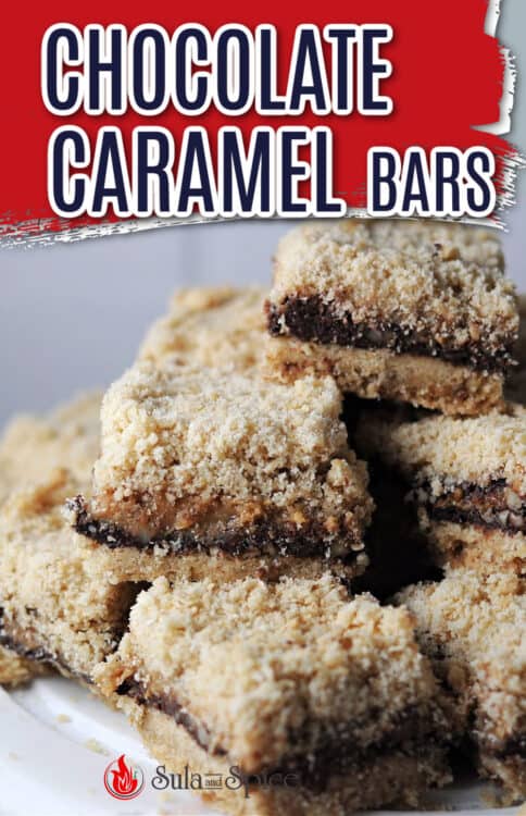 pin for chocolate caramel bars