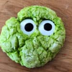 green monster eye cookie
