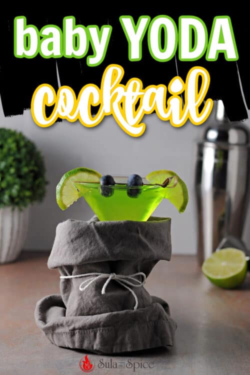 pin for baby yoda cocktail