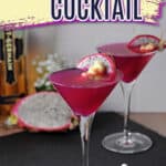 pin for dragon fruit cocktail