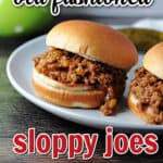 pin for old fashioned sloppy joes