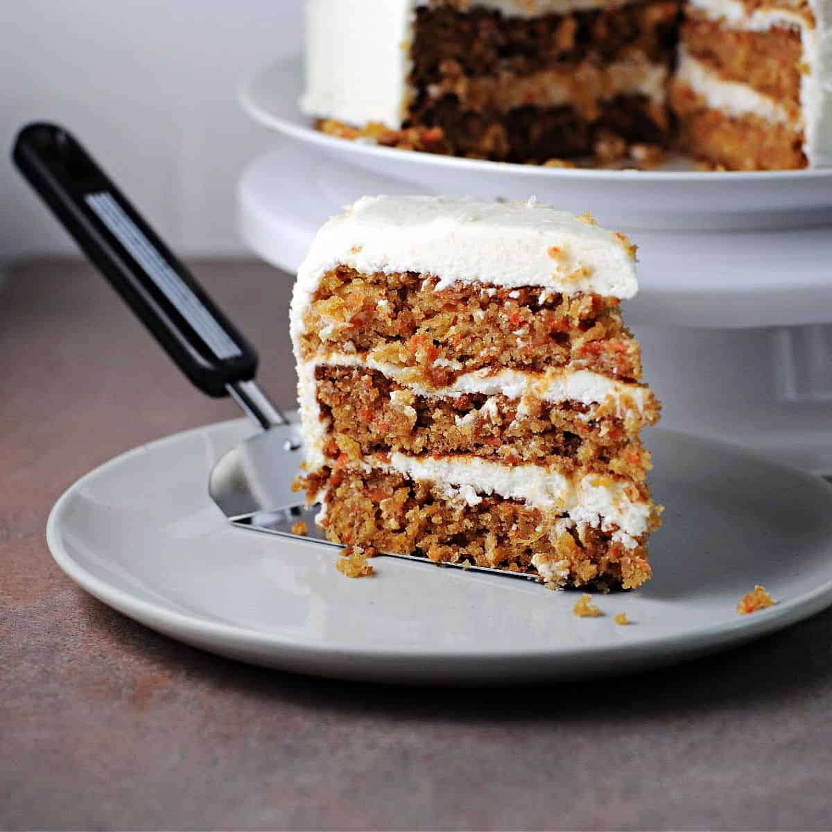 The Best Ever Carrot Cake with Cream Cheese Frosting | The Domestic Rebel