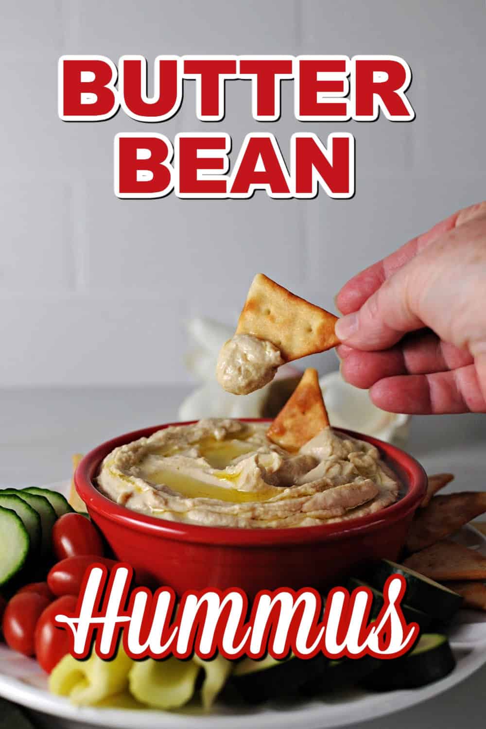 pin for butter bean hummus.