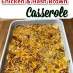 pin for chicken hash brown casserole.