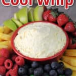 pin for Cool Whip dip.