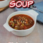 pin for hamburger barley soup.