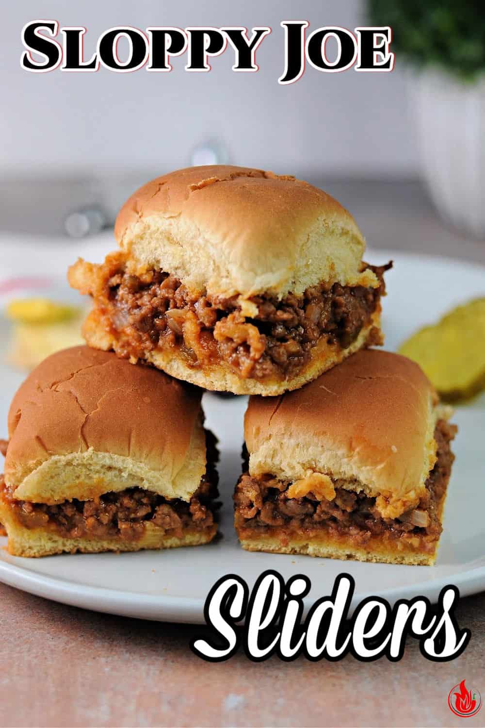 pin for Sloppy Joe Sliders.