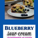 pin for blueberry sour cream coffee cake.