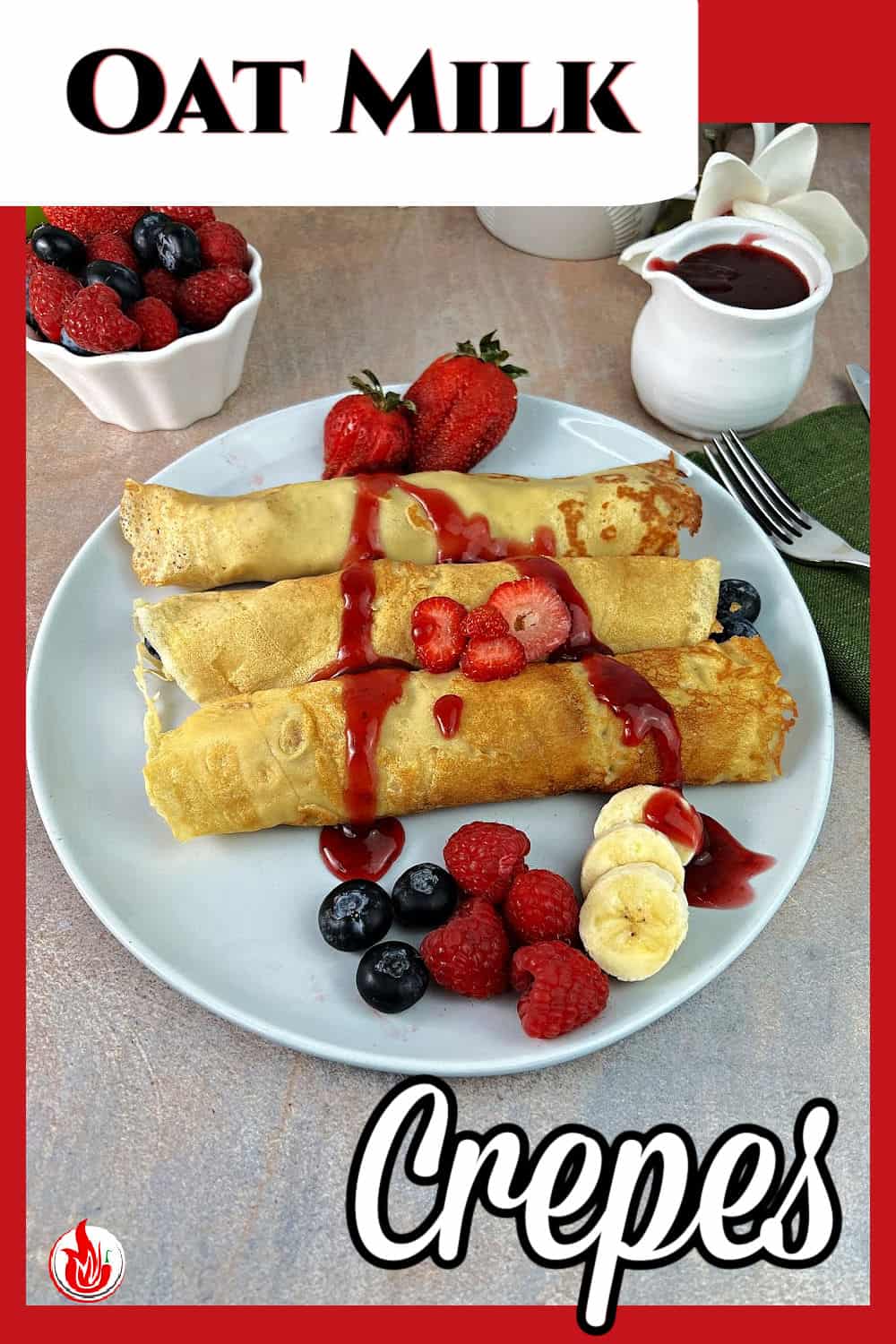 Fruit Crepes - Easy and Delicious! - Sula and Spice