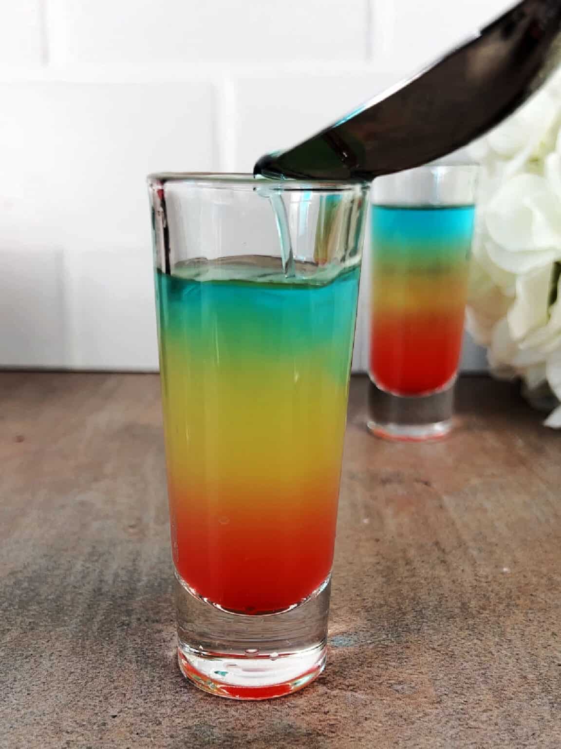 Rainbow Shots (Shooters) - Ovenspiration