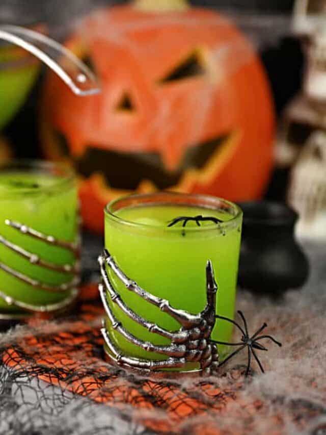 WITCHES BREW HALLOWEEN COCKTAIL PUNCH STORY