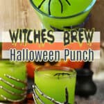 Pin for witches brew Halloween punch.