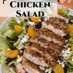 Pecan crusted chicken salad pin.