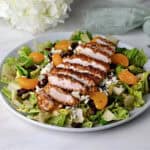 Pecan crusted chicken salad.