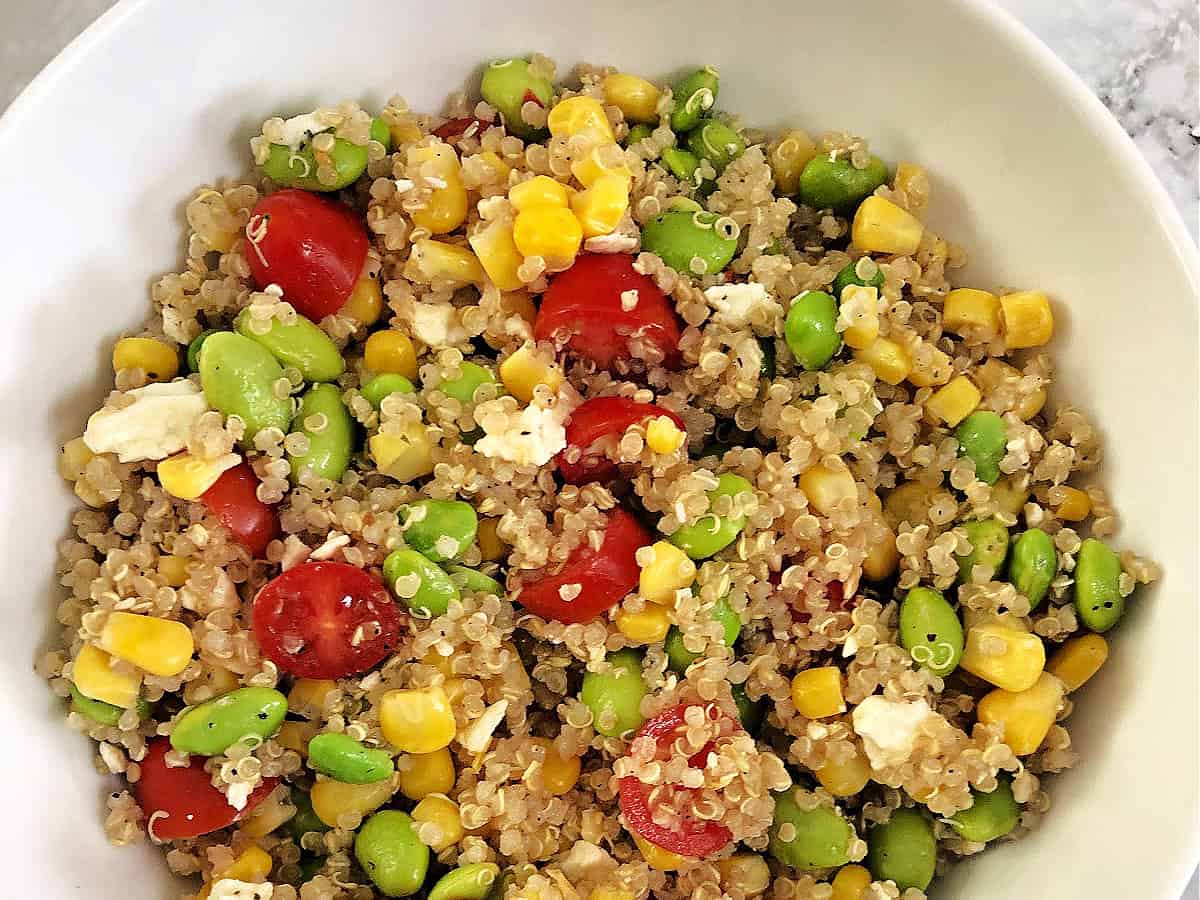 quinoa edamame salad