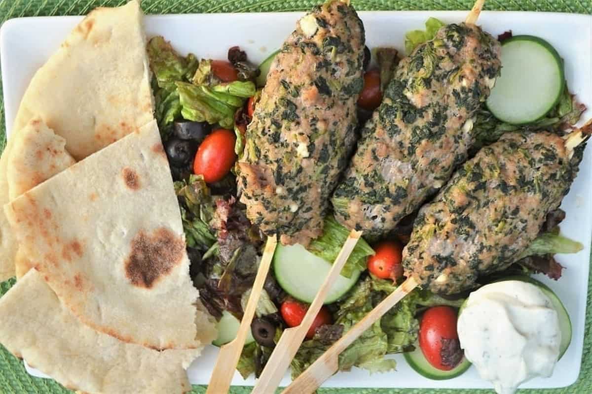 Greek Kofta Kabobs With Ground Veal