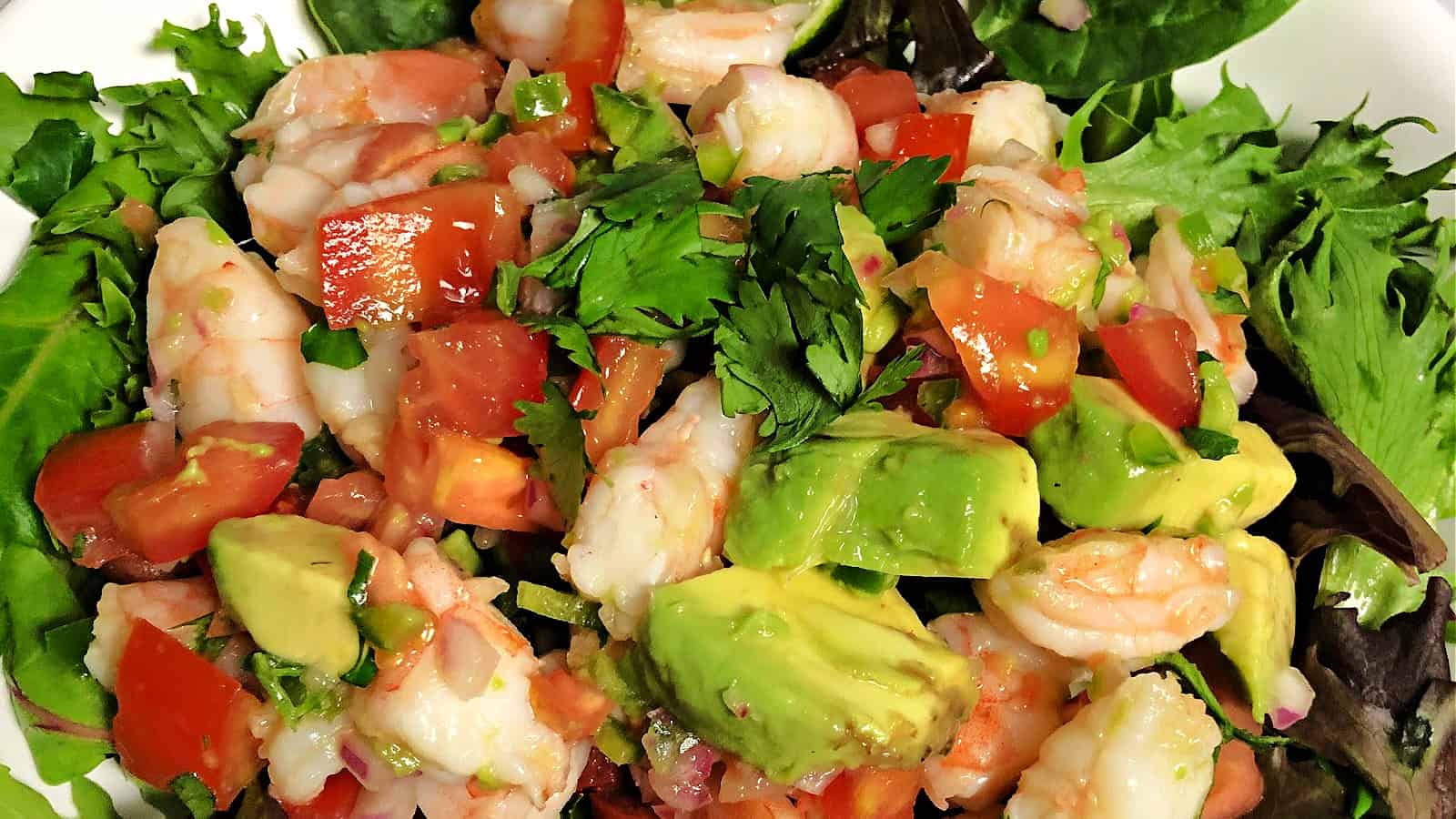 Lime Shrimp & Avocado Salad.