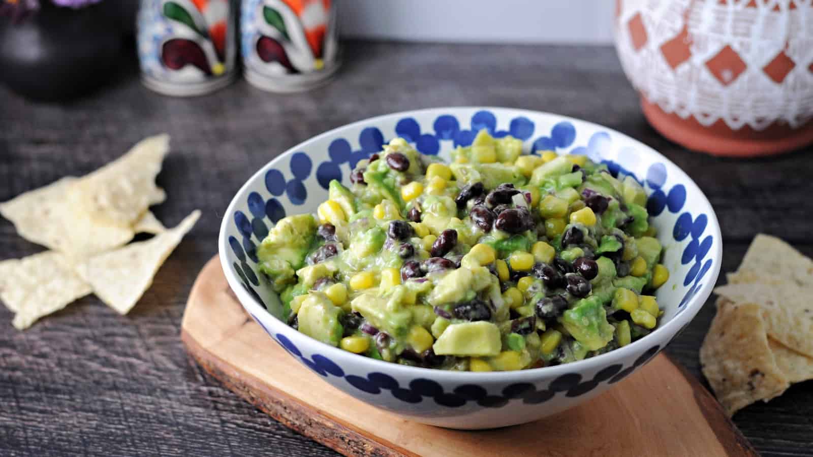 Avocado Bean Dip.