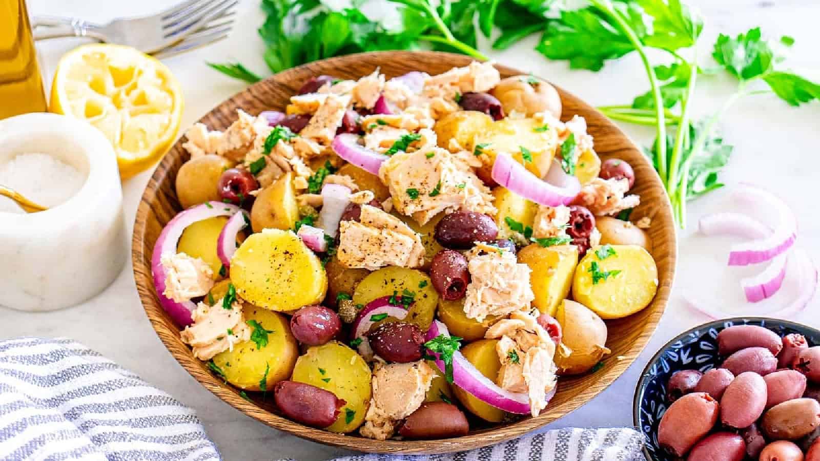 Italian Tuna White Bean Salad.