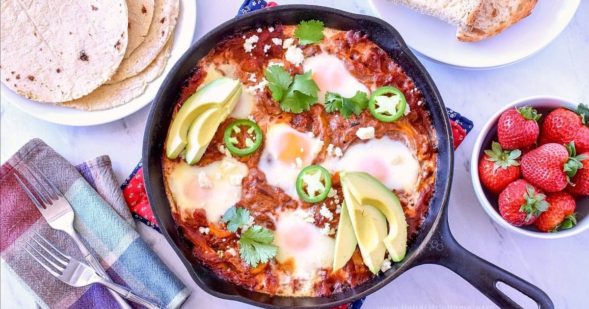 Mexican Baked Eggs.