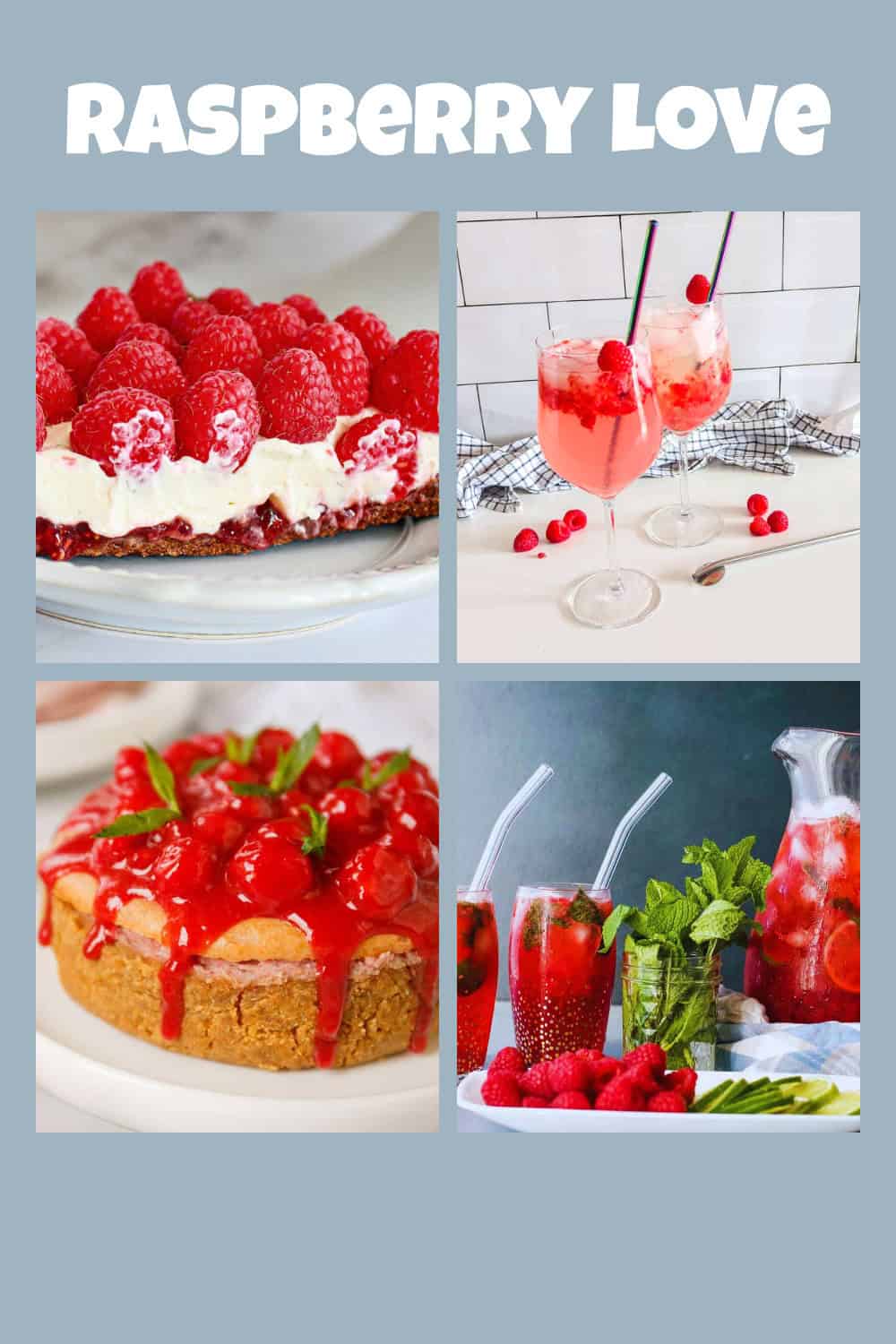 raspberry recipes pin.