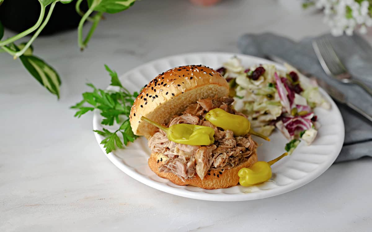 Mississippi chicken sandwich.
