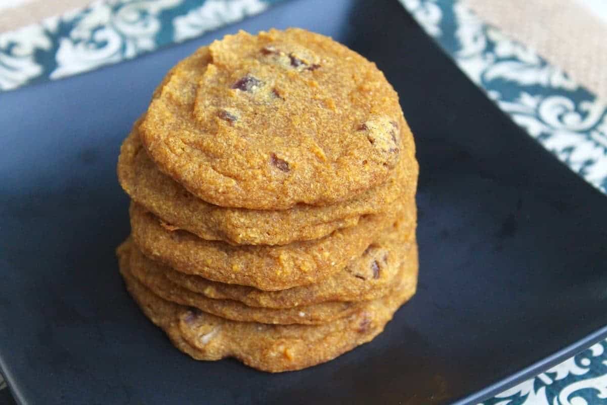 Healthy Date Pumpkin Cookies Recipe.
