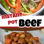 Pin for Instant Pot Beef Recipes.