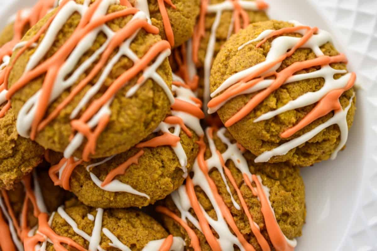 Keto Pumpkin Cream Cheese Cookies.